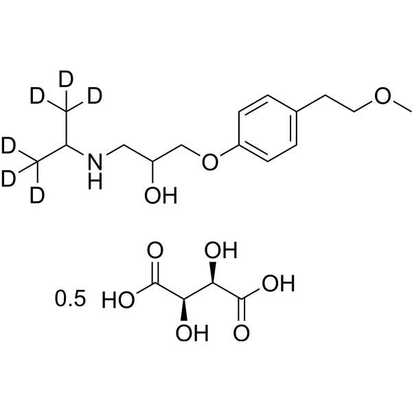 Metoprolol-d6 tartrate (Metoprolol tartrate-d6)